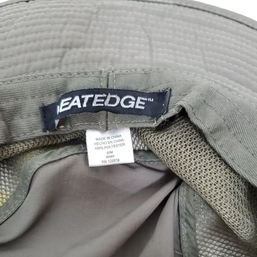 Heat Edge Sun Protection 30 Boonie Hat Outback Packable Unisex SZ S-M Olive